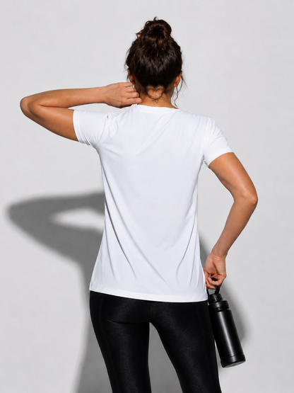 Camiseta Fitness Clarice UV Manga Curta | Tre Amici