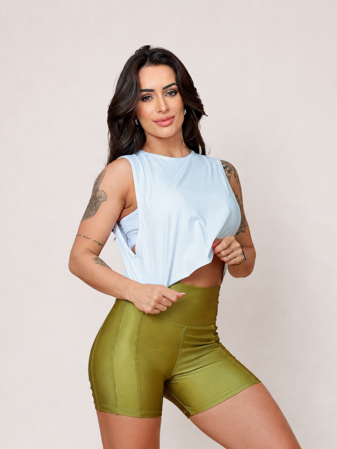 Cropped Fitness Dinamic Poliamida | Tre Amici