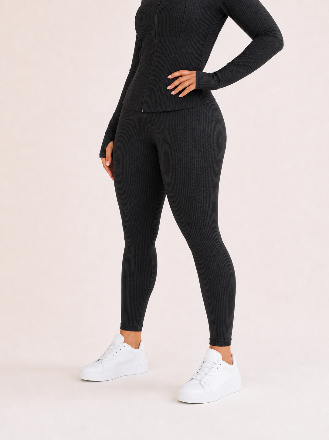Legging Fitness Treliça Cintura Alta | Tre Amici