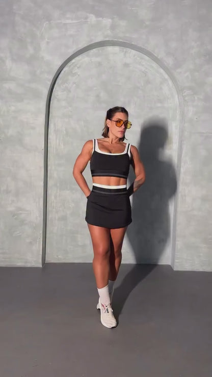 Conjunto Saia Shorts + Top Two Poliamida | Tre Amici