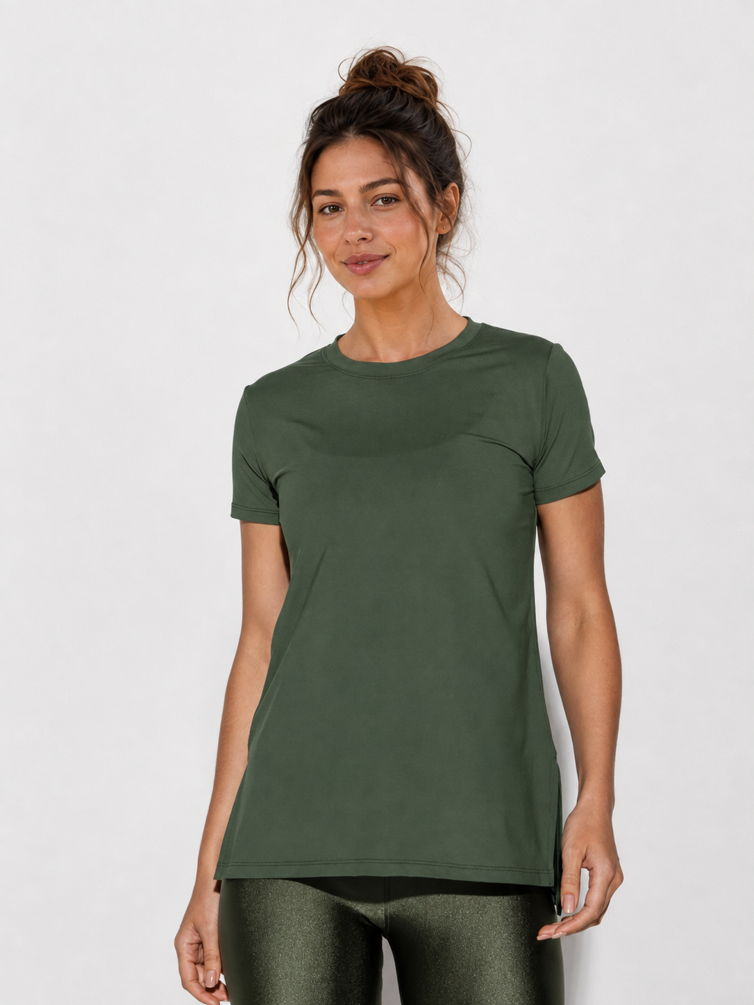 Camiseta Fitness Clarice UV Manga Curta | Tre Amici